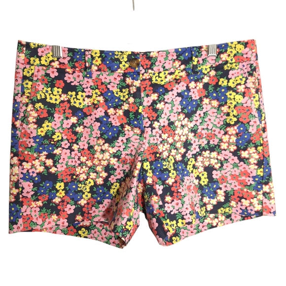 Boden Anthropologie Women's‎ Shorts Floral Print Multicolor 8R - Picture 1 of 8